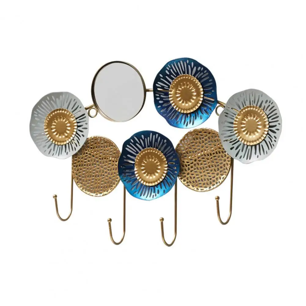 

Многофункциональные крючки-вешалки без отверстий, красивые декоративные настенные крючки с цветочным рисунком