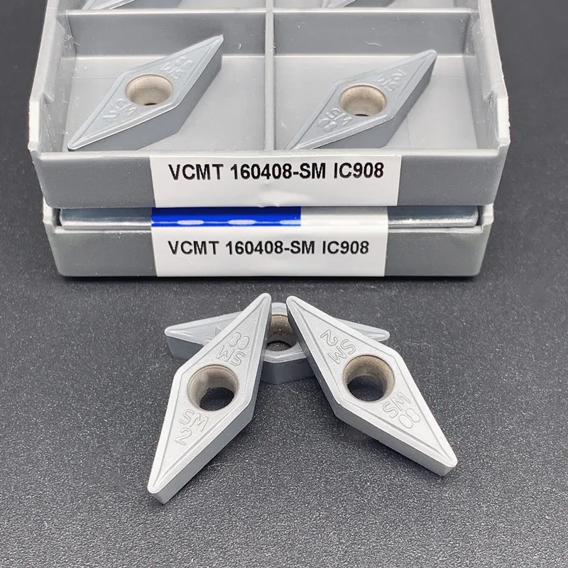Токарный резец VCMT160404 SM IC907 IC908 VCMT160408