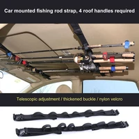 2pcs car fishing rod holder durable compact sturdy for attract fish car fishing pole strap car fishing pole belt