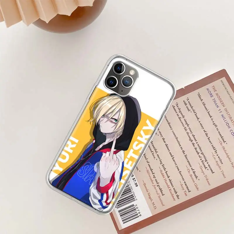 Чехол для телефона Yuri On Ice с аниме Iphone 13 Pro Max Apple 11 12 Mini SE 2020 X XS XR 8 7 Plus 6 6S 5 |