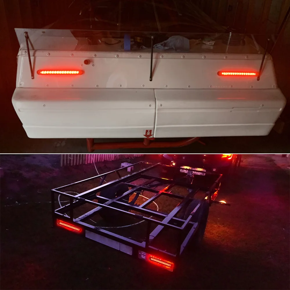 Стоп-сигнал задний Автомобильный Универсальный с 15 светодиодами светодиодов |