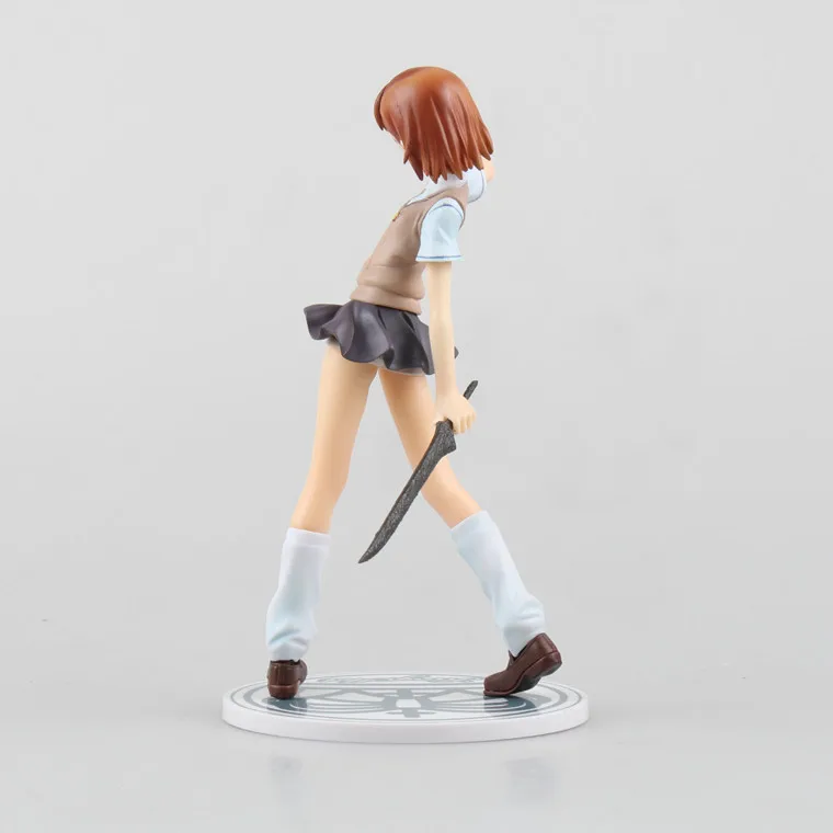 19 см электро мастер Toaru Kagaku no Railgun Mikoto Misaka ПВХ Фигурки игрушки Аниме для детей
