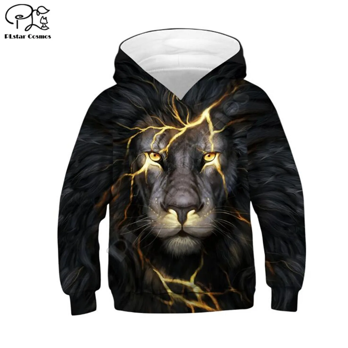 

Grey Kids Cloth Wolf lion tiger pattern Cartoon Children's wear 3d hoodies/boy sweatshirt Cartoon Hot Movie pant style-4