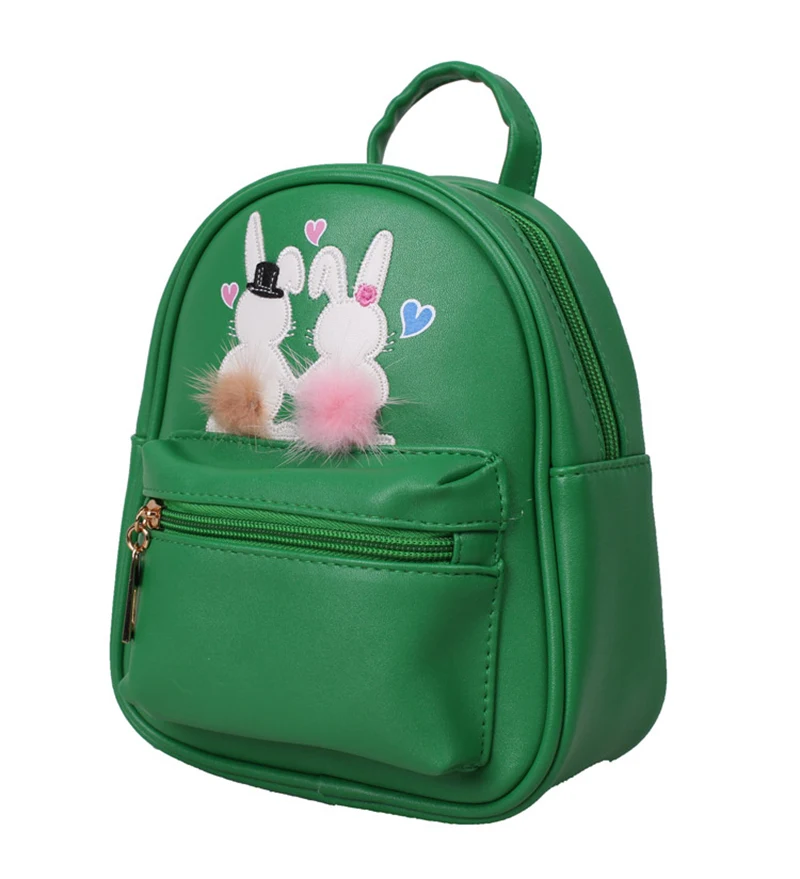 Heopono/Лидер продаж Модный рюкзак из искусственной кожи с рисунком кролика Хорошее