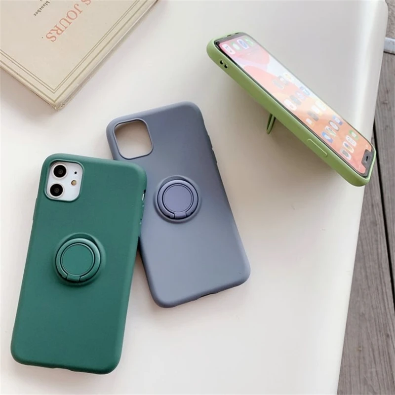 

silicon phone case for iphone11pro durable pure color protective back case