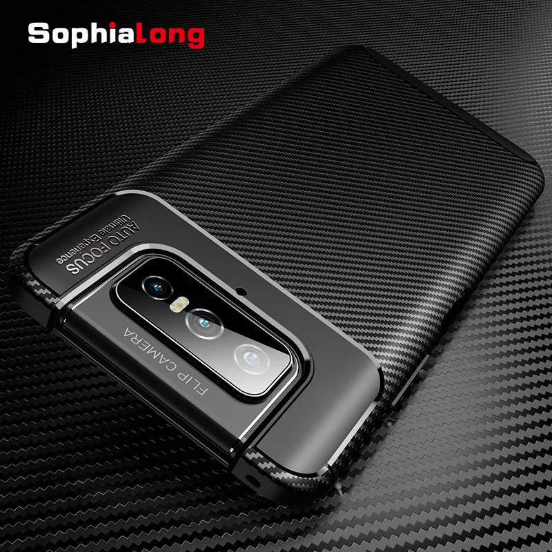 Чехол для ASUS ZenFone 7 ZS670KS Роскошный деловой Мягкий силиконовый чехол Zenfone7 Матовый