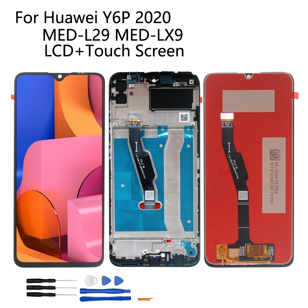 

6.3"Original For Huawei Y6P 2020 LCD Display Touch Screen Digitizer Assembly For Huawei y6p MED-L29 MED-LX9 Screen Repair Parts