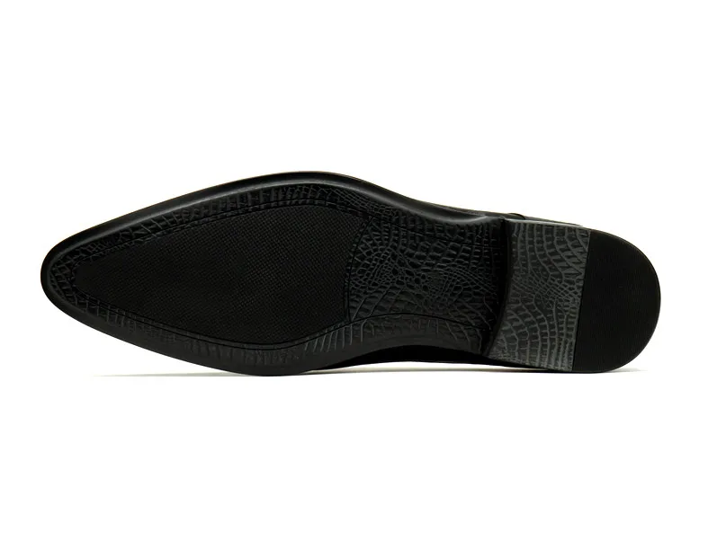 Деловые туфли большого размера европейский размер 45 черные классические из