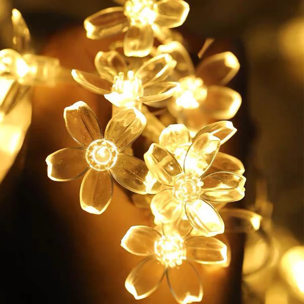 Гирлянда с 10/20/30 светодиодами для украшения сада|Праздничное освещение| |