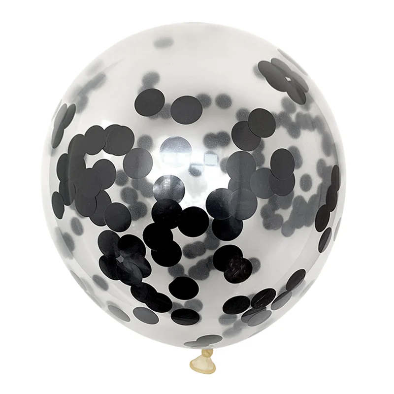Латексные воздушные шары с конфетти 10 шт