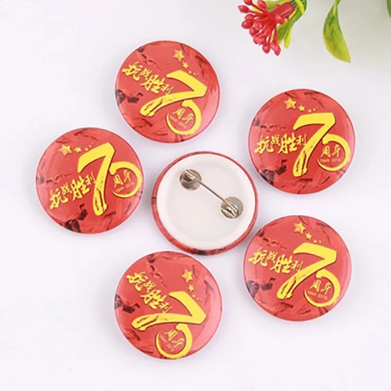  Маленького размера круглой формы с диаметром 32 мм значок Сделай Сам Кнопка