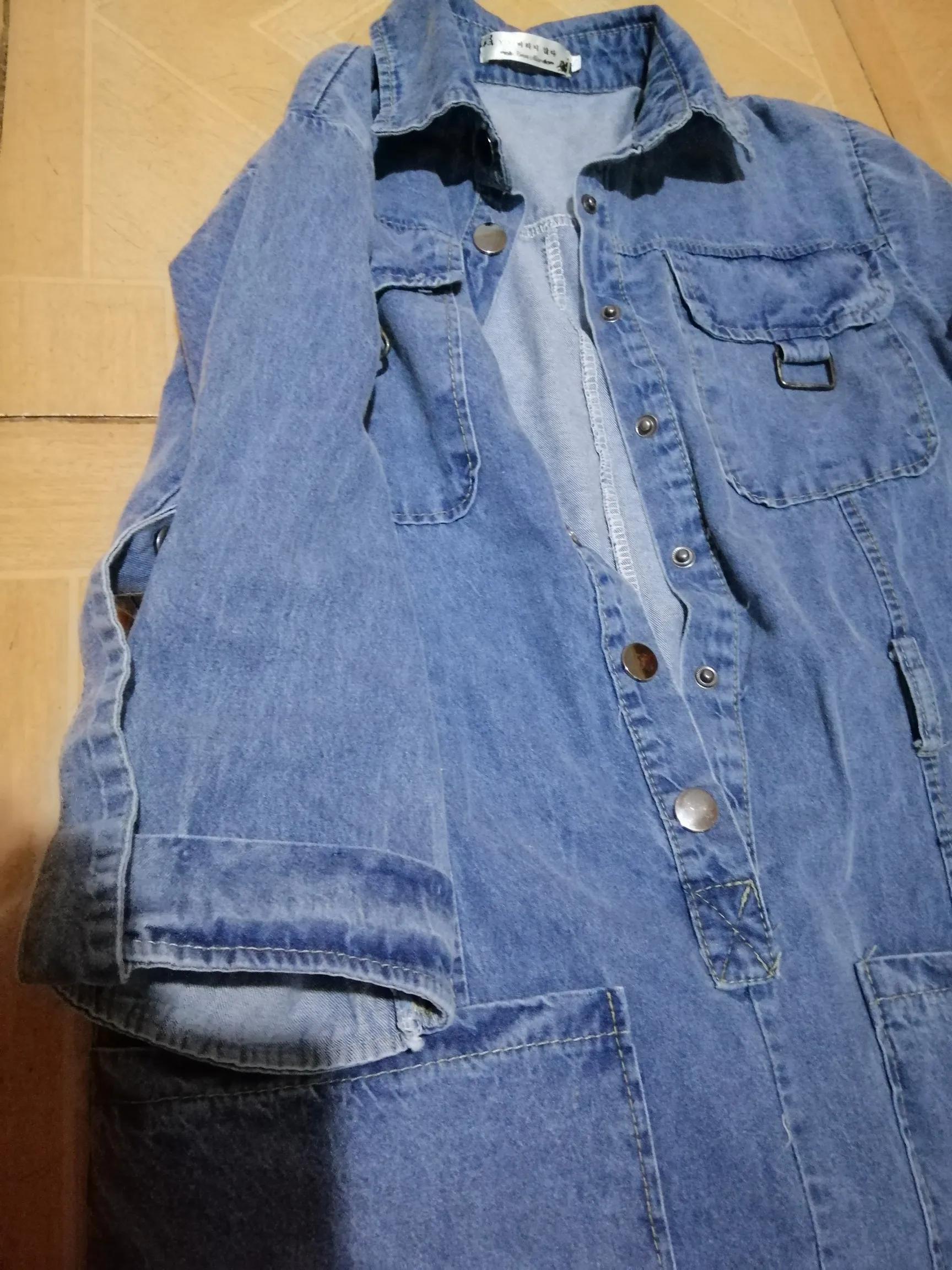 Комбинезон женский джинсовый в стиле ретро модные повседневные свободные