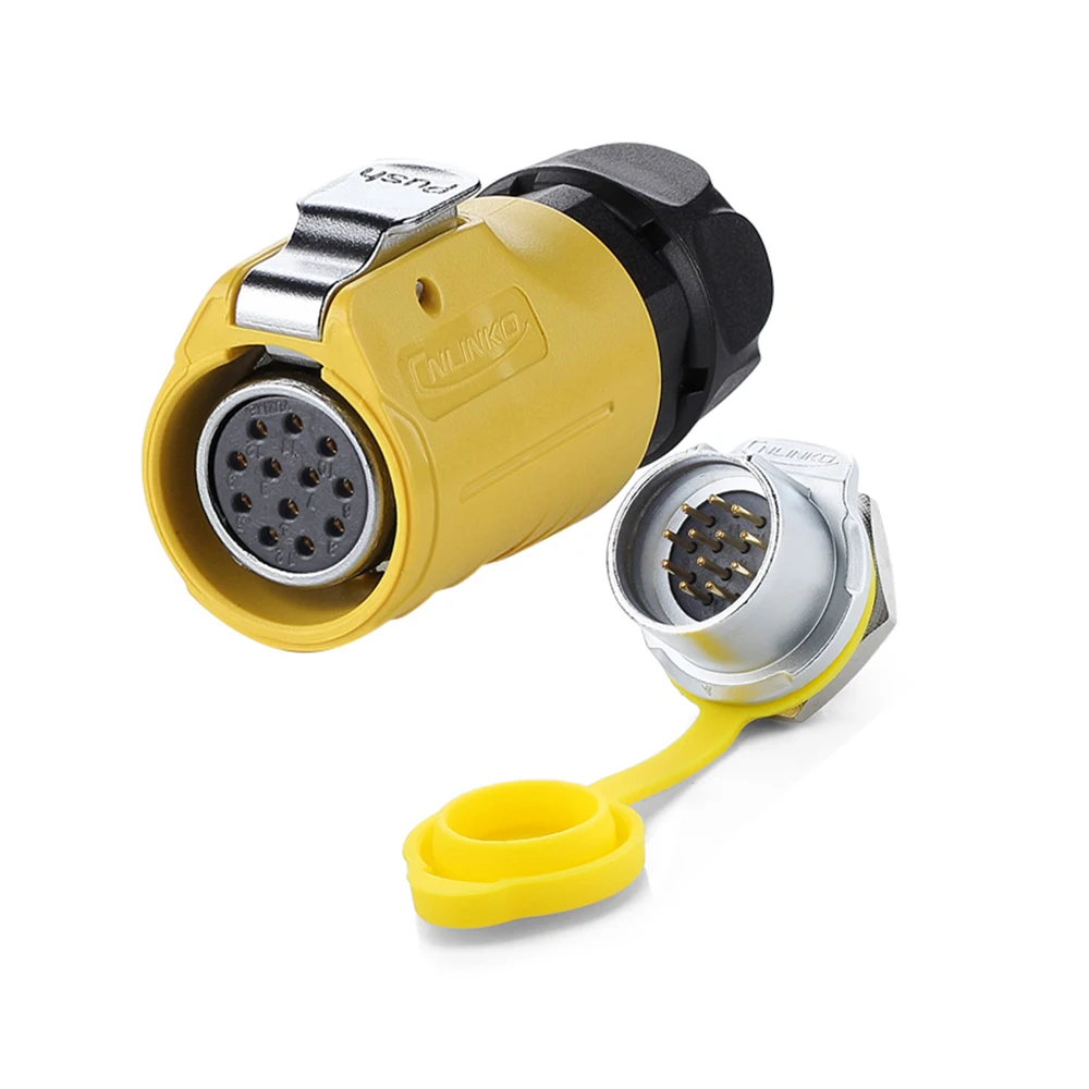 Уличный адаптер переменного и постоянного тока розетка штекер 12 контактов