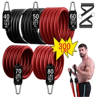 300lbs exercise resistance bands set 1117pcs fitness yoga exercise booty bands stretch training for home gym workout equipments