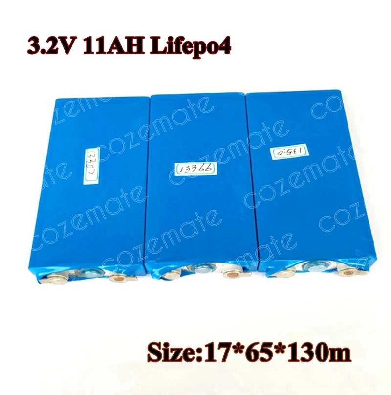 7 шт./лот 3,2 V 10Ah Батарея Lifepo4 3,2 v 11Ah Lifepo4 30A батареи Алюминий в течениi 13s 48v 10Ah пакет Diy Электрический велосипед