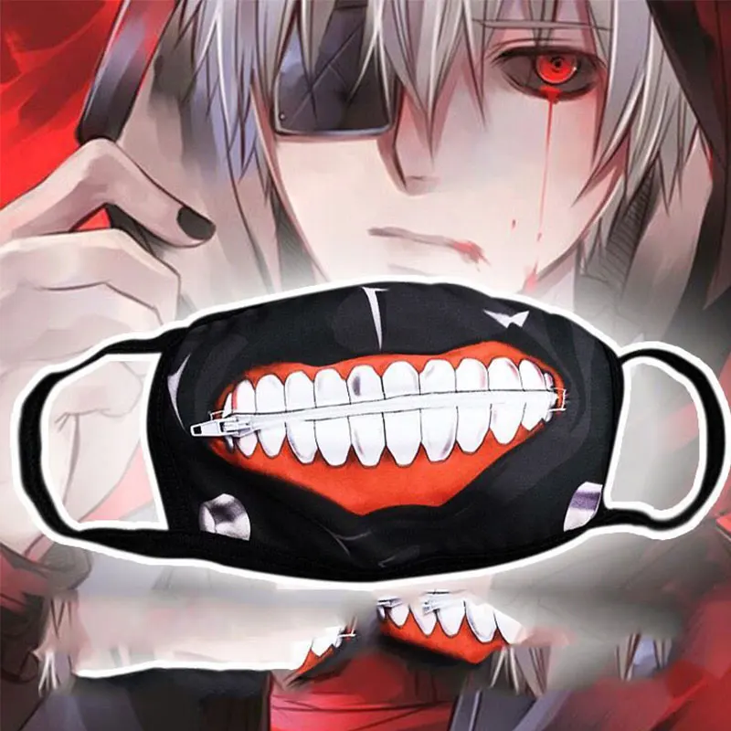 Новинка 2020 модная маска Kaneki Ken с токийским Гулем маски для лица реквизит косплея