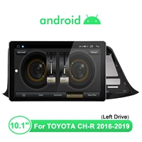 radio automotivo 1din android head unit 10 1%e2%80%9d central multimedia player car stereo autoradio for 2016 2019 toyota chr left drive