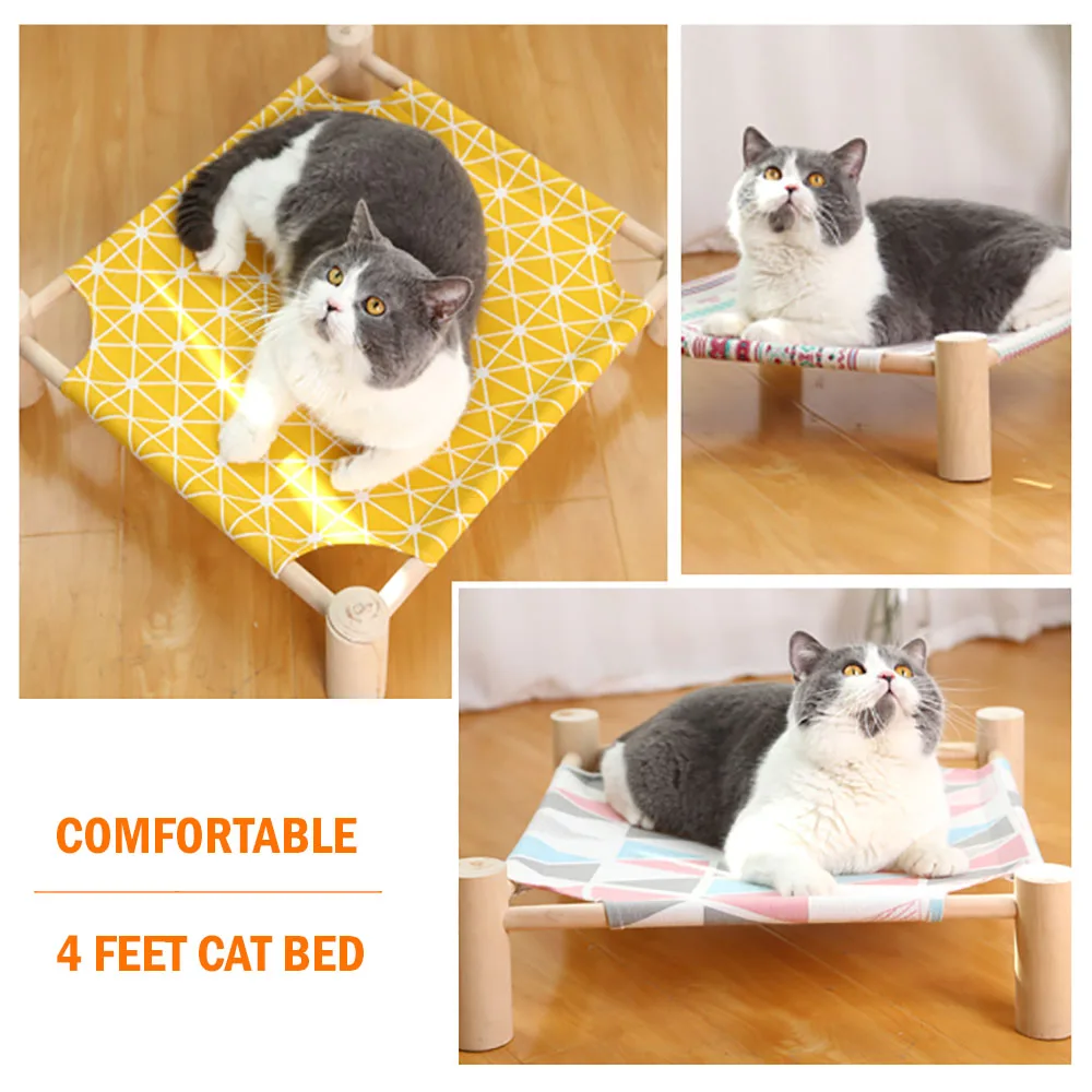 

Cat Hammock Bed Pet House For Dogs Puppy Lazy Mat Cushion Lounger For Pet Cat Rest House Soft Comfortable Kitten Cottages
