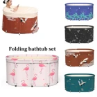 Полноразмерная ванна, сауна, Складная Ванна для взрослых, бытовая ванна для взрослых, полноразмерная гидромассажная Ванна с крышкой