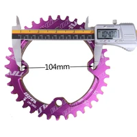 new 104bcd round narrow wide sprocket mountain bike bicycle 104bcd 32t 34t 36t 38t sprocket wheel parts 104 bcd