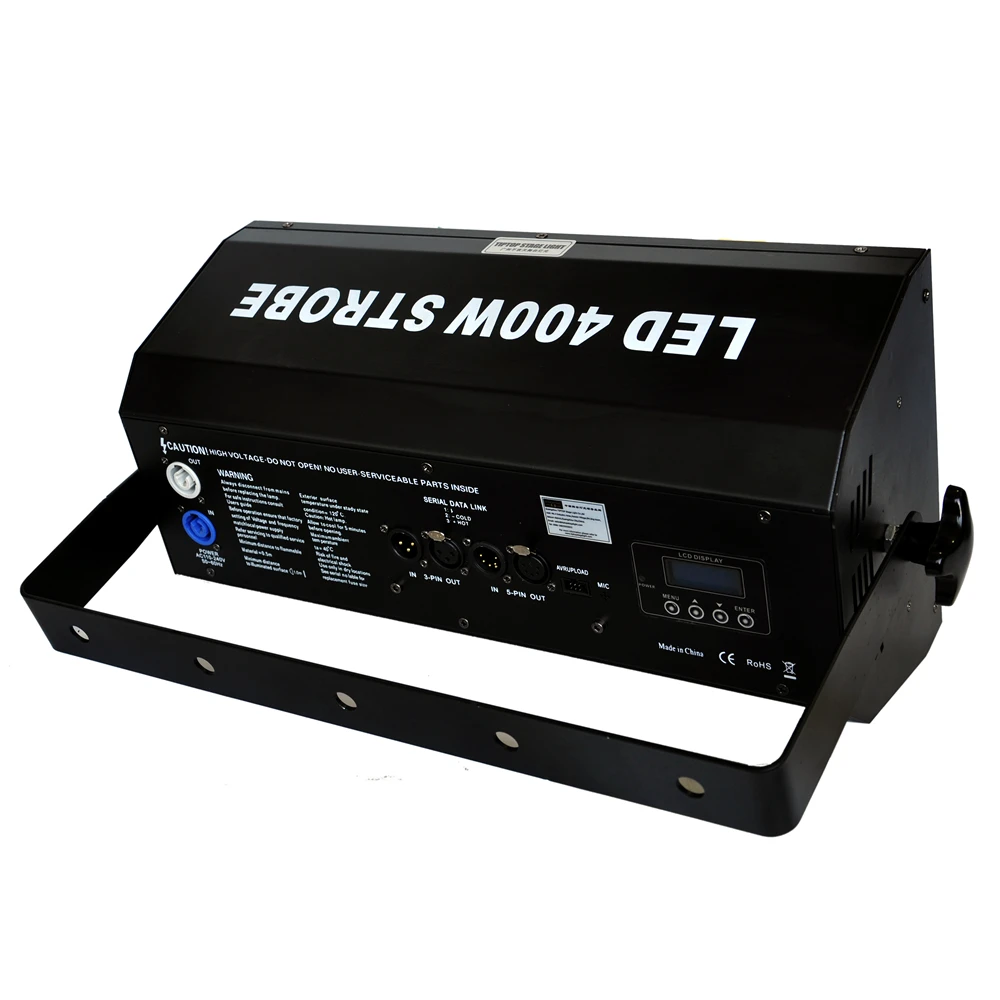 TIPTOP Новый 400 Вт Led RGB Стробоскоп DMX512/Master-Slave/Auto/Sound Active Control красный/зеленый/синий