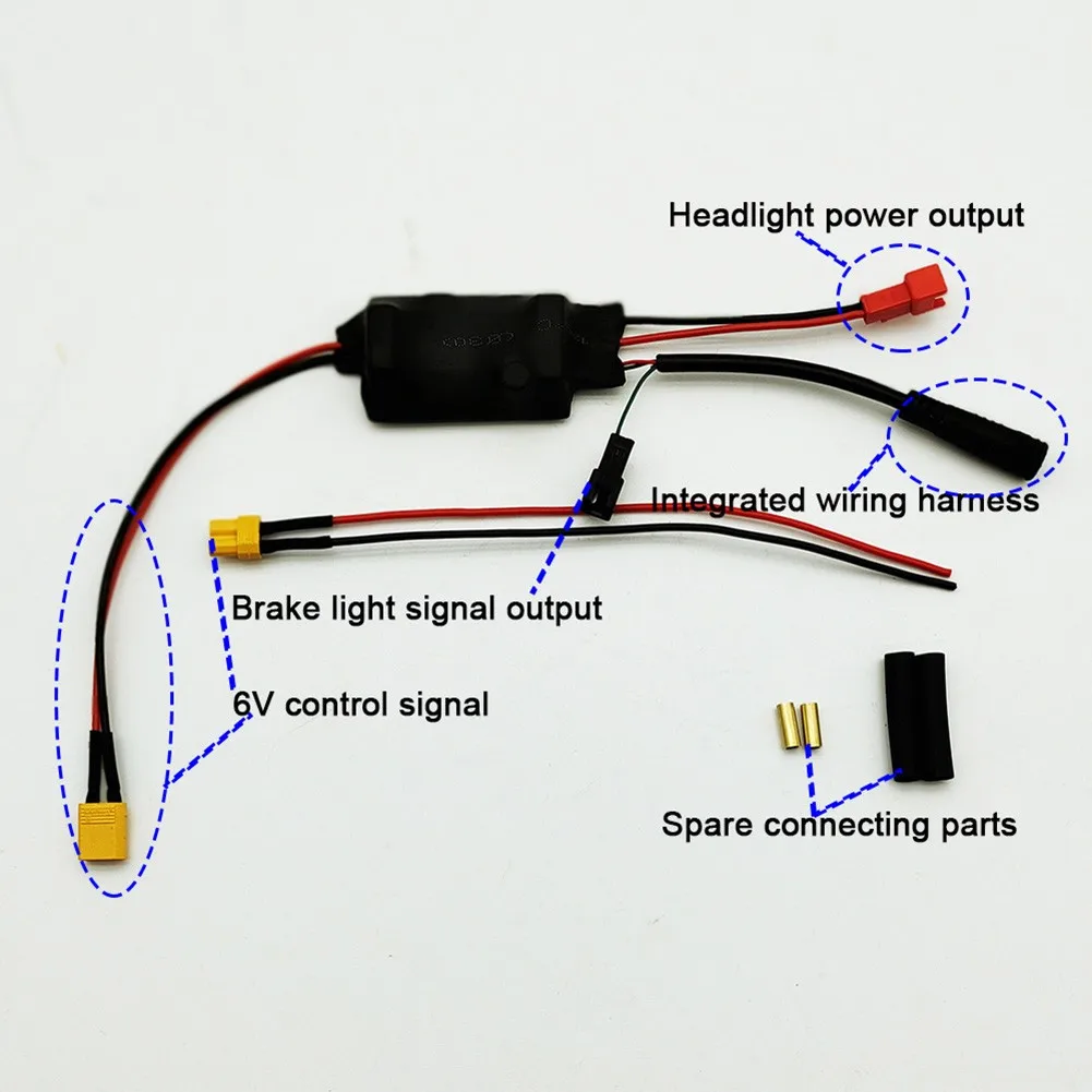 

Bafang Mid Drive 6V Lamp Group Adapter Cable Front Rear Lights Control Signal Connection Cable Bafang Retrofit Kit Ebike Parts