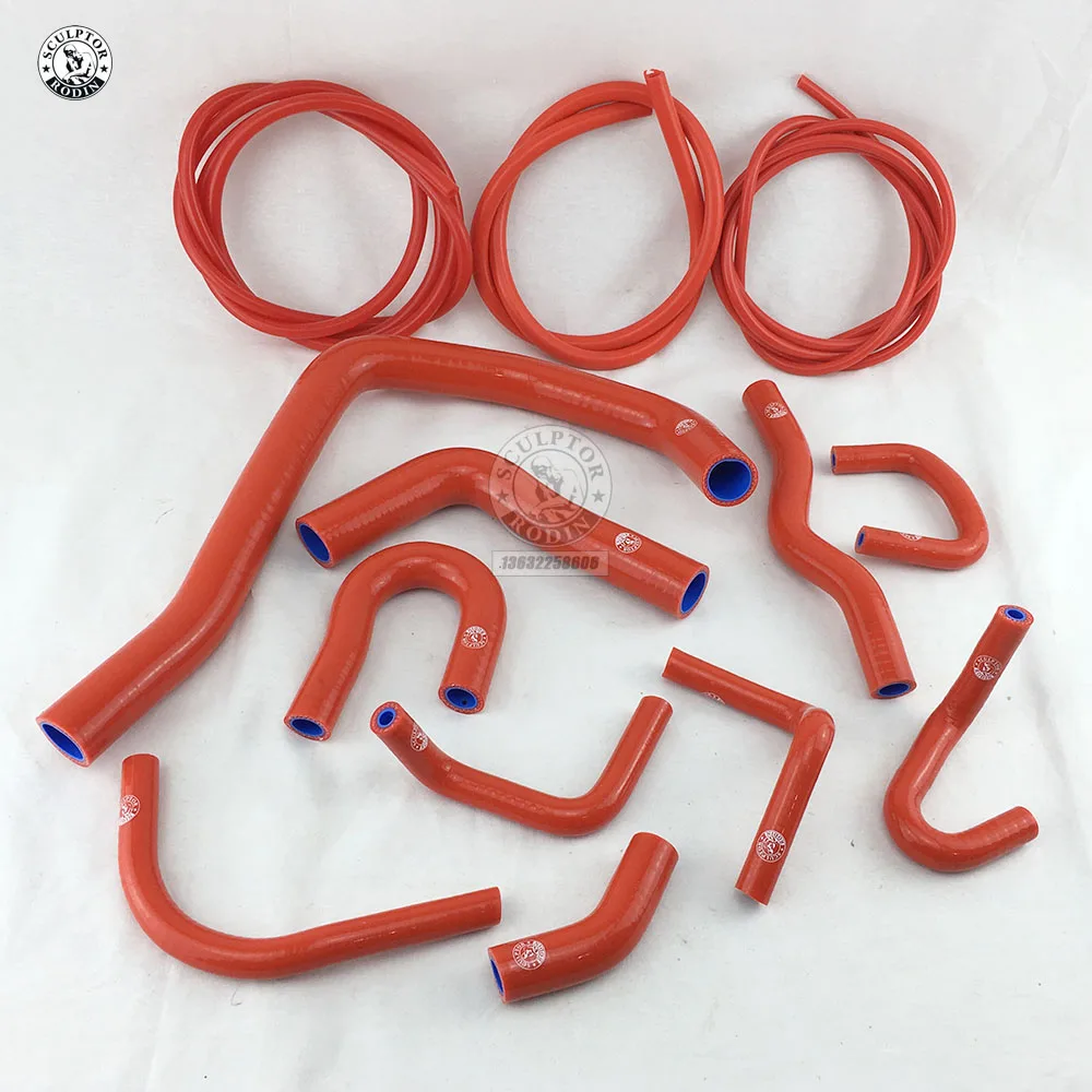 Комплект силиконовых шлангов радиатора + Набор вакуумных для 88 91 Honda Civic/CRX EE EF/Φ