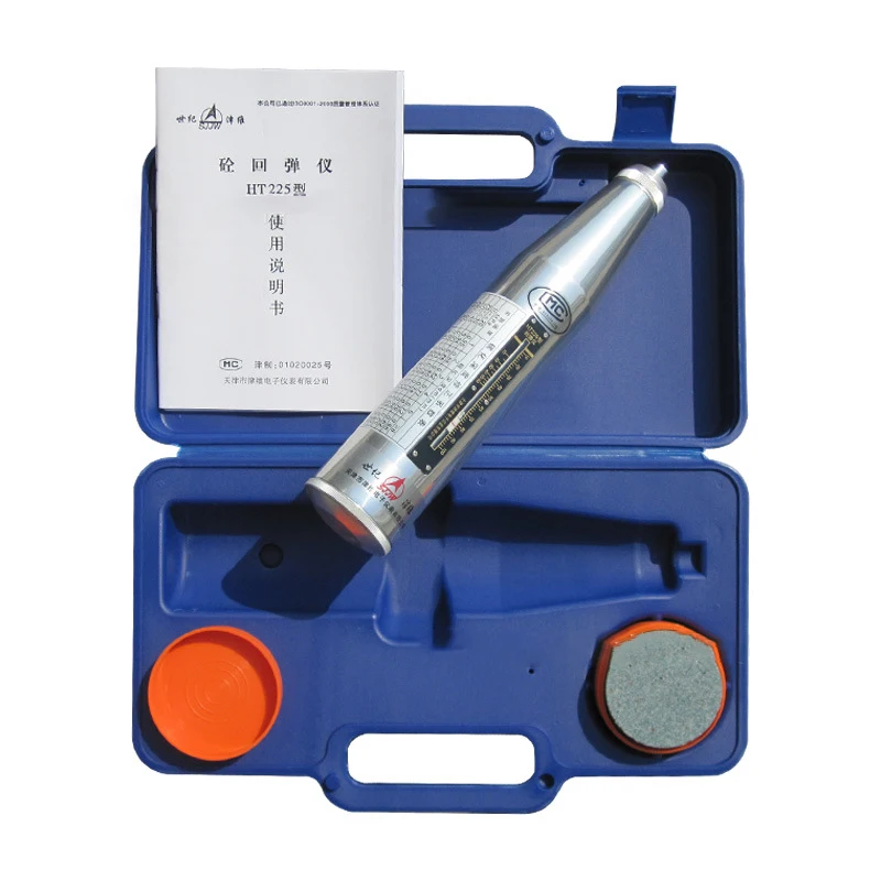 Concrete Rebound Test Hammer Portable Schmidt Hammer High Polymer Material Shell Resiliometer 10~60Mpa Testing Equipment Tools