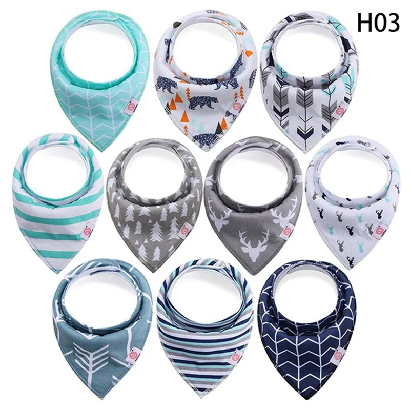 

Newborn Baby Bandana Drool Bibs Unisex Baby Bibs for Drooling and Teething Organic Cotton Soft and Absorbent Hypoallergenic Bibs