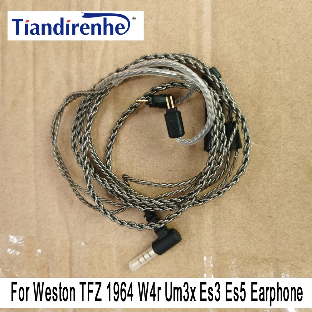 0 78 мм 2 Pin кабель для Уэстон TFZ 1964 W4r Um3x Es3 Es5 наушников сменный с микрофоном IPhone Samsung