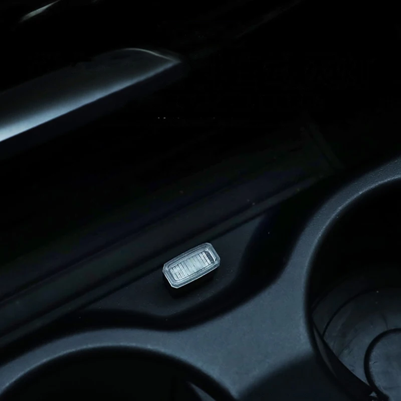 Автомобильный стиль USB атмосфера светодиодный светильник лампа бесплатная