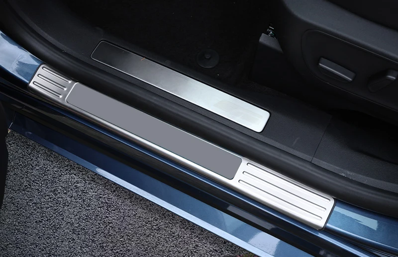 Стайлинг автомобиля 4 шт. накладка из нержавеющей стали внешний порог двери