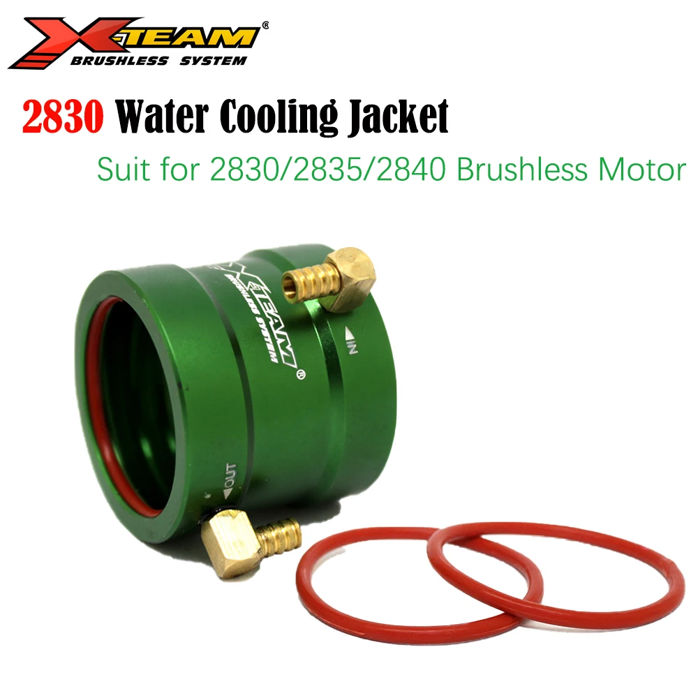 

X-TEAM Rc Boat Motor CNC Metal Water Cooling Jacket 2830 for 2830/2835/2840 RC Boat Brushless Motor