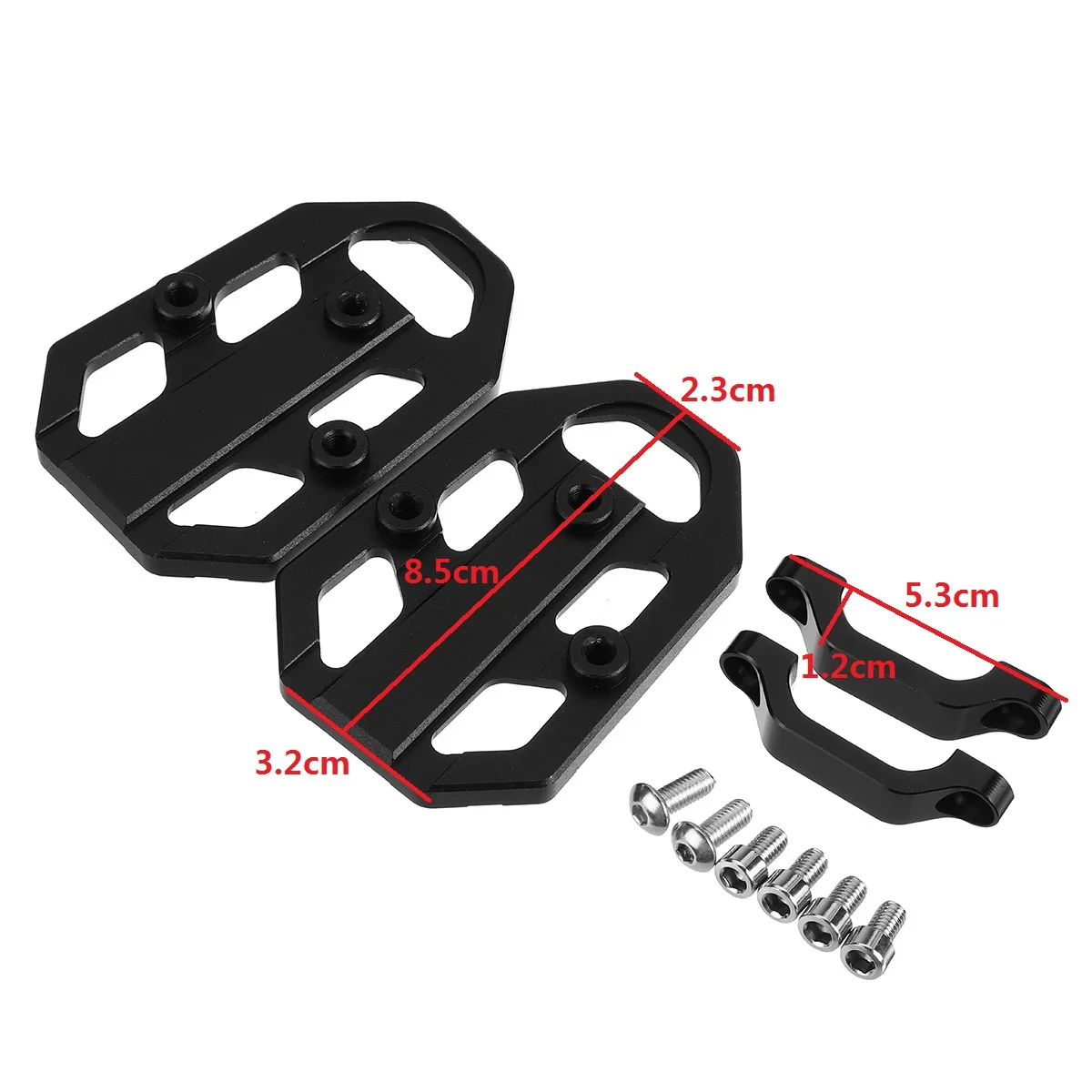 

Pair Motorcycle Foot Pegs Footrests Wide Brake Pedal Footpeg For Honda CB 500X 2015 2016
