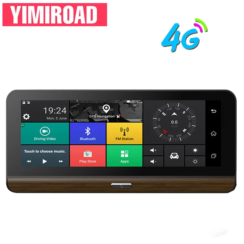 YIMIROAD H3 зеркало заднего вида монитор парковки 4G камера заднего вида Автомобильный видеорегистратор ADAS gps навигатор Авто рекордер Full HD 1080P видеорегистратор