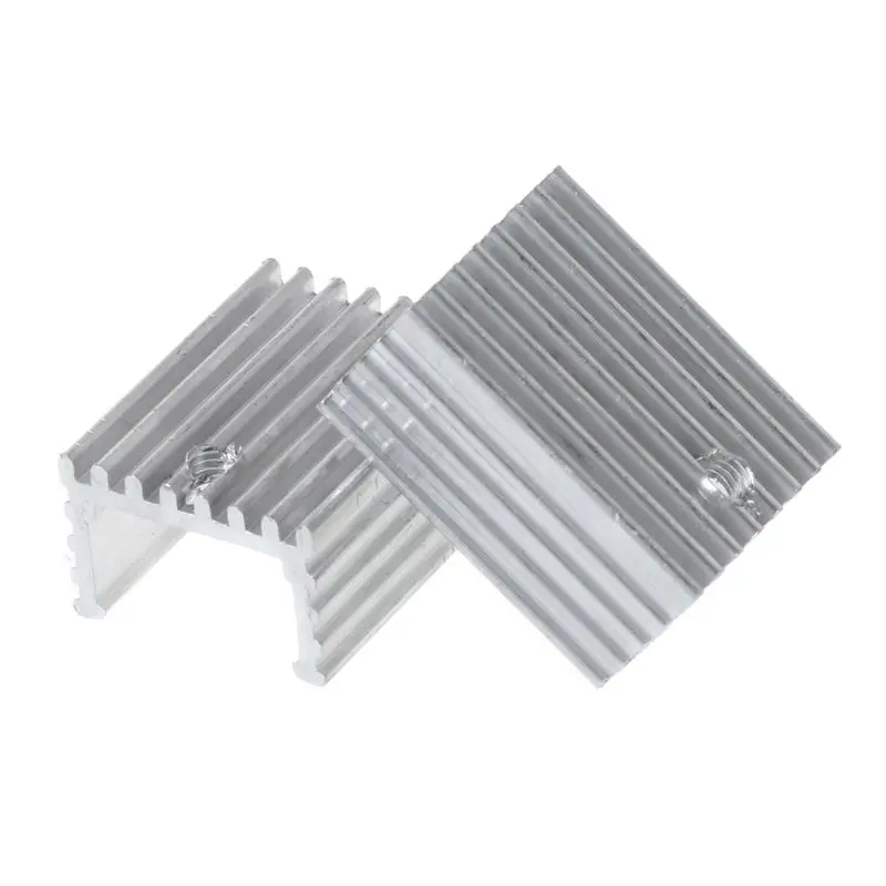 

10Set TO-220 Cooling Radiator Aluminum Sheet Heatsink Transistor Heat Sink Cooler Radiator Cooling Silicone Pads for PC Computer