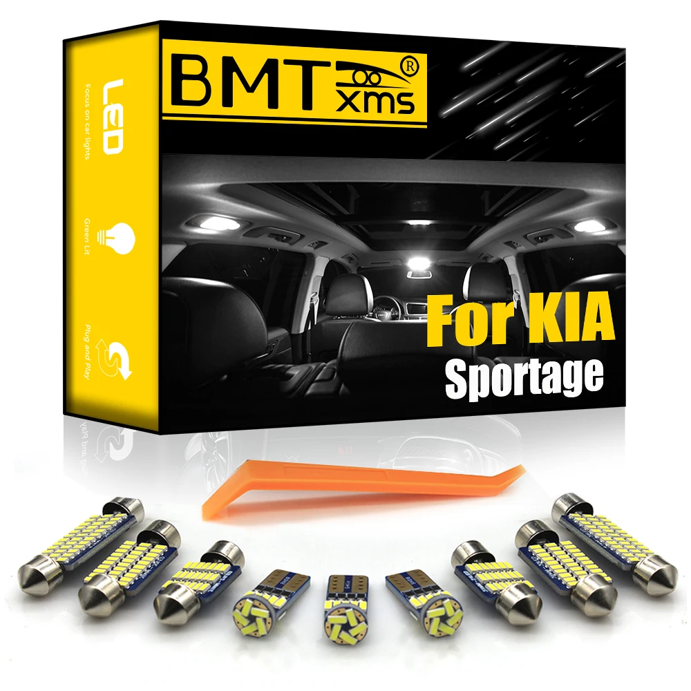 BMTxms Canbus без ошибок для Kia Sportage 2 3 4 2005-2020 Автомобильный светодиодный внутренний