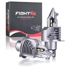 Автомобильная фара Fighter H4 Led 9003 HB2, 80 Вт, 12 В, 24 В, 6000 К, с чипом CSP