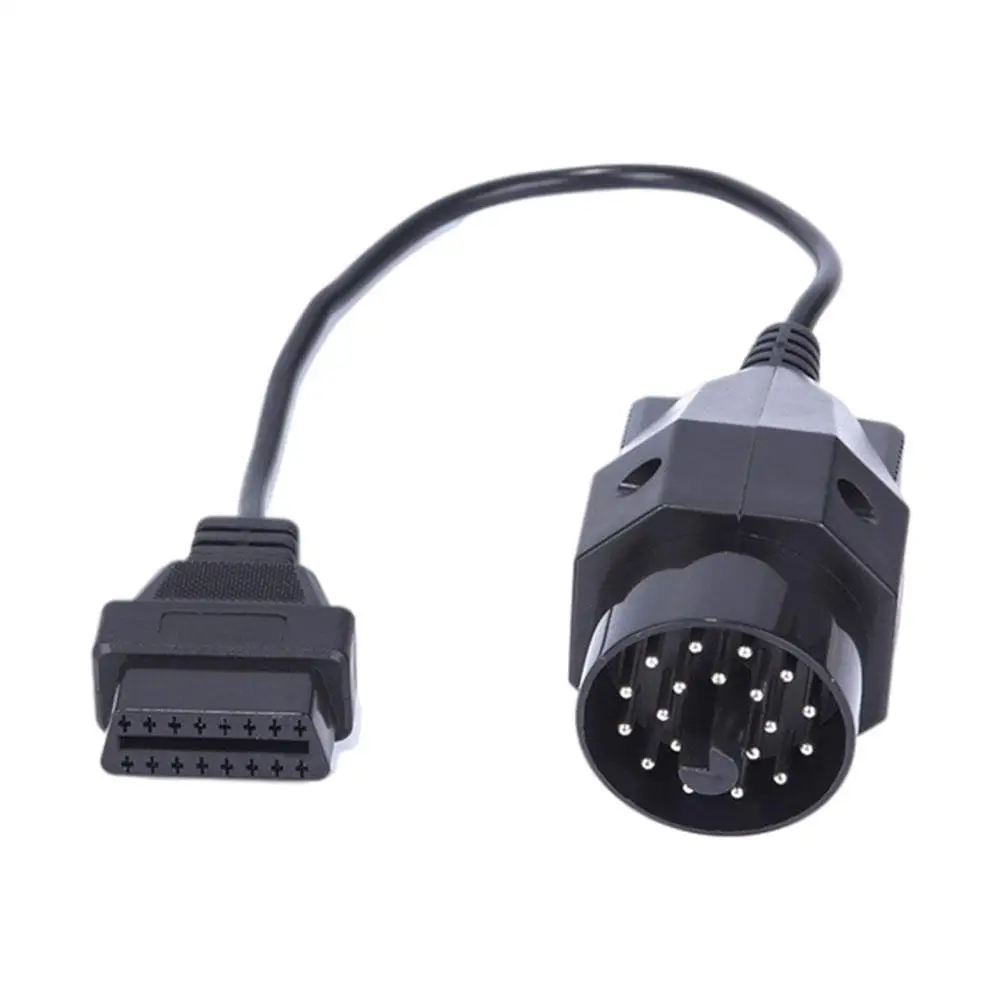 

1 шт. адаптер OBD II для BMW 20 Pin к OBD2 16 Pin разъем e36 e39 X5 Z3 для BMW 20 Pin диагностический кабель
