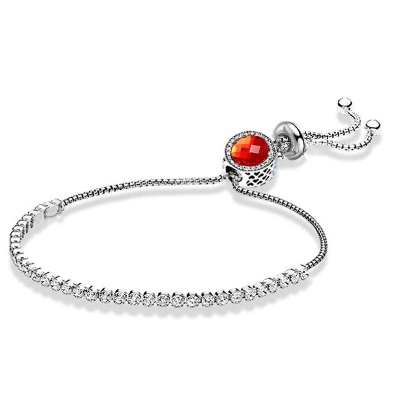 BAOPON 2021 новый стиль очаровательные браслеты 6 цветов кубический цирконий цепочка