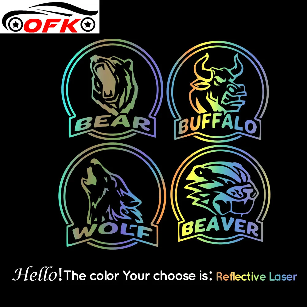 

OFK NEW животное, Лев, тигр виниловые наклейки на машину наклейка на авто окно дверь стена