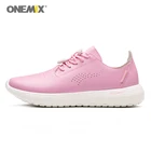 ONEMIX мужские и женские стильные кроссовки кожа Элитный бренд мягкий микро ткань светильник спортивная обувь, прогулочная обувь для тренировок
