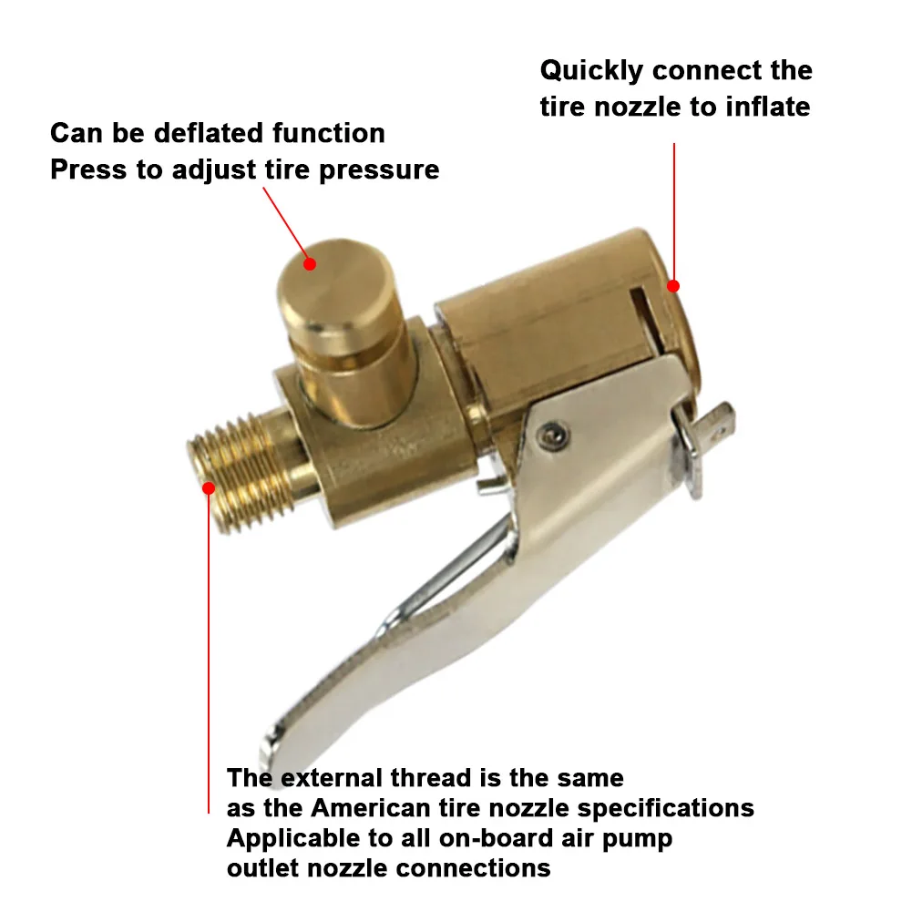 Зажим для клапана автомобильного насоса 8 мм зажим соединитель адаптер