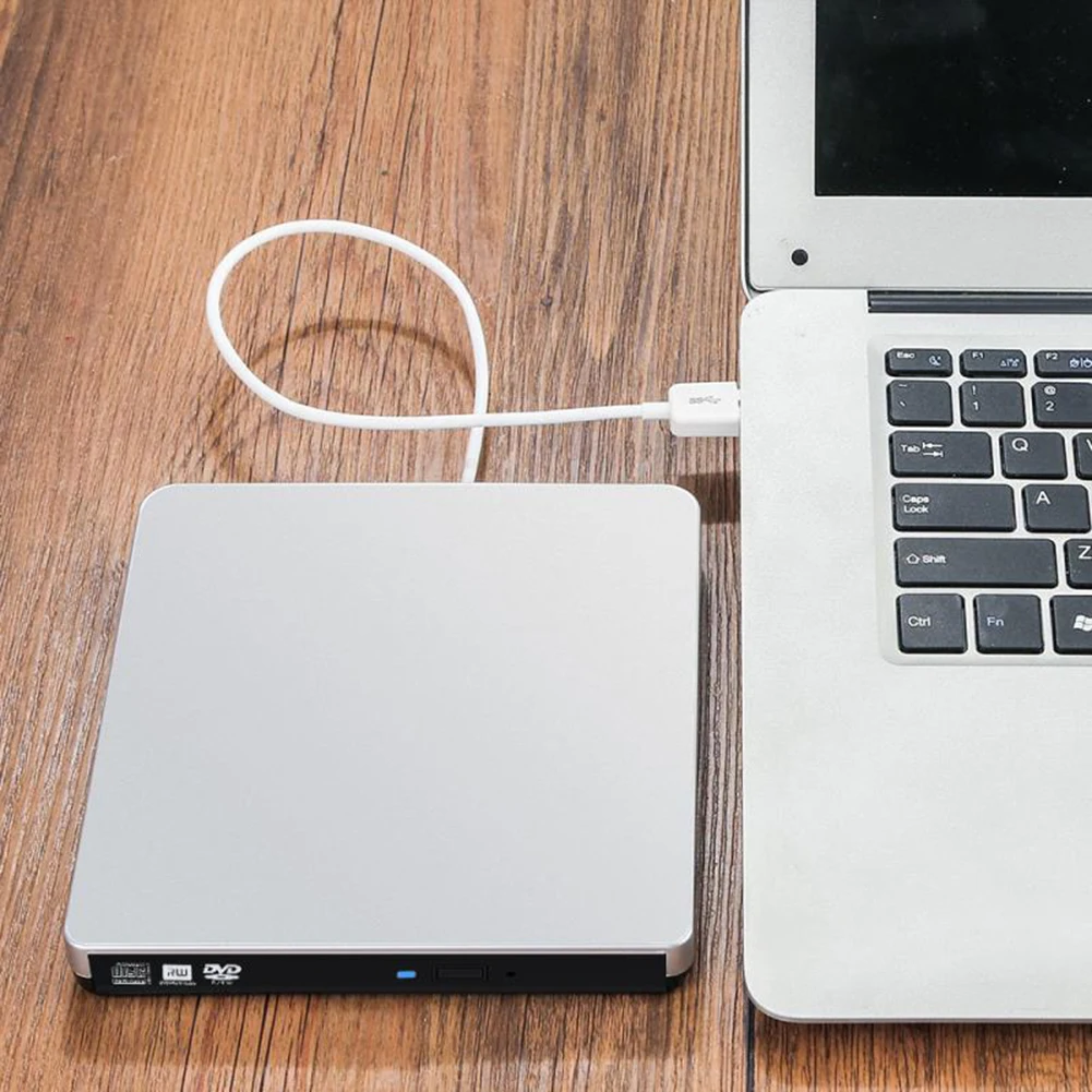 

Внешний DVD-привод USB 3,0, тонкий портативный CD DVD-привод, записывающее устройство, записывающее устройство, оптический проигрыватель для ноутб...