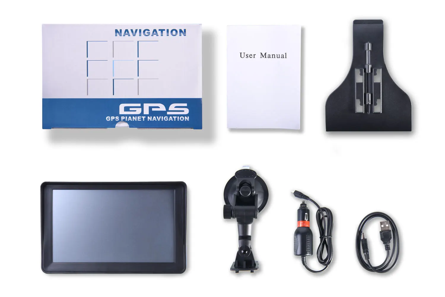 7 &quotдюймовый Android 16 Гб RAM512MB автомобиля GPS навигации на AV IN Bluetooth WI FI FM передатчик