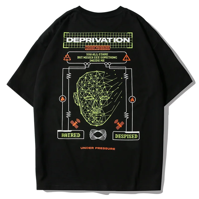 FOJAGANTO мужская летняя футболка повседневная с круглым вырезом и коротким рукавом