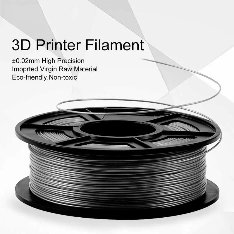 3d принтер PLA Carbn волоконная нить высокопрочная 1 кг с катушкой нетоксичный материал PLA углеродное волокно заправка черный цвет