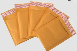 

100 шт./лот конверты с пузырьками, мягкие конверты, упаковочные пакеты для доставки, крафт Пузырьковые конверты для почтовых отправлений (110*130...