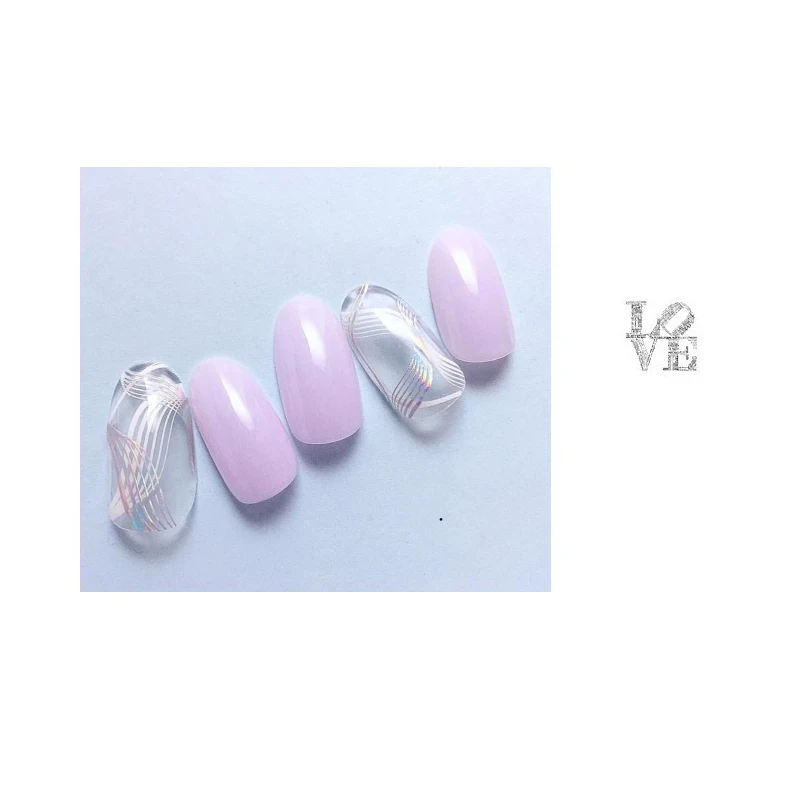 Japanese Series Black White Sticker Decals Tips Wave Nail Art Decoration Design Round Self Adhesive Sticksers For | Красота и