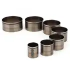 Кожевенное ремесло, круглая форма для кожи резак в форме колокольчика, форма для ножа, шаблон для вырезания, штамповки, инструмент для работы с кожей